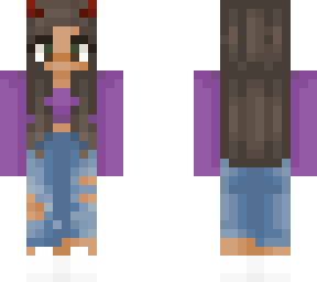 edited devil horns skin!
