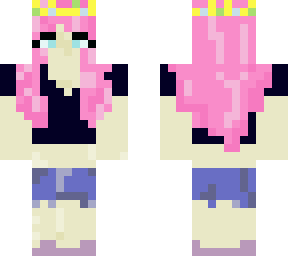 egirl with crown