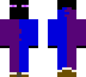 enderman with clothes