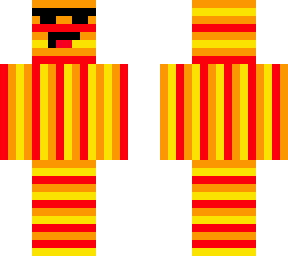fire bandaged guy