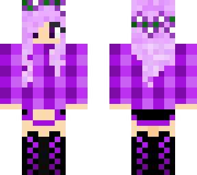 gingham purple