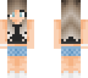 girl with black tube top (shadows)