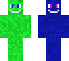 green and blue