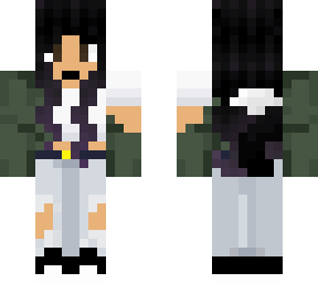green jacket