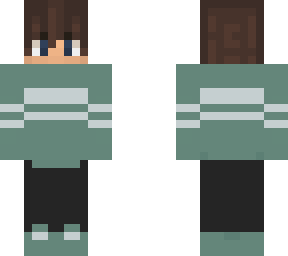 green striped boy cartoony style