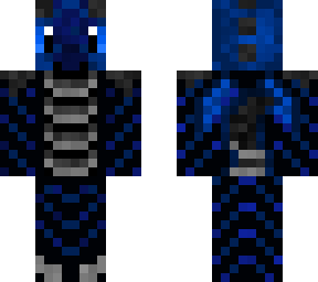 grey and blue dragon
