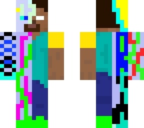 half digital herobrine