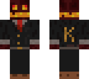 magma cube in a suit