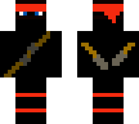 ninja black and red
