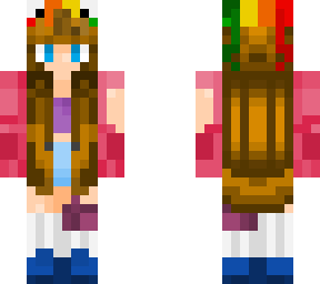 rainbow frog hat girl (rcc)