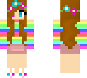 rainbow girl