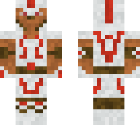 red and silver armor