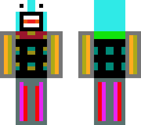 screaming rainbow robot