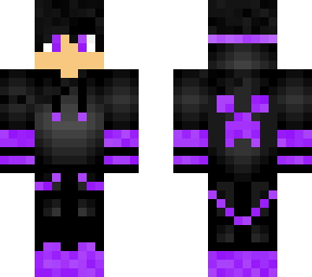 black/purple gamer