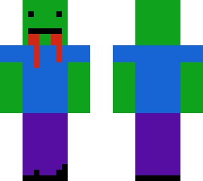 blood drooling zombie