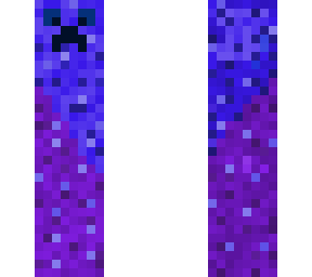 blue & purple creeper
