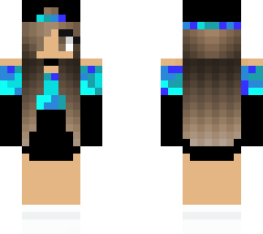 blue girl
