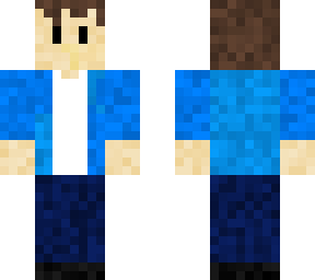 blue jacket man