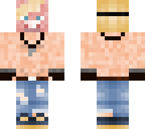 boy with pig mask and no shirt