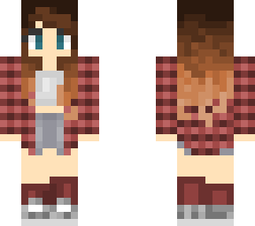 fall girl with brown hair