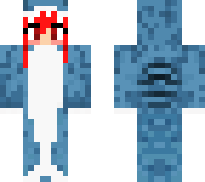 female kirishima shark onesie