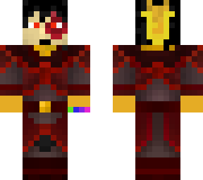 fire lord  zuko with the infinity gauntlet