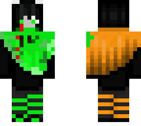 green and orange