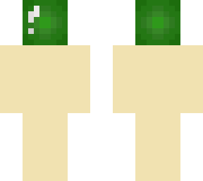 green apple head