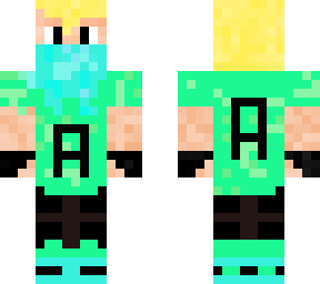 green blue black cool guy