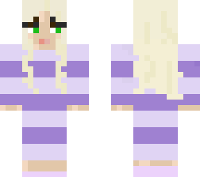 jenny the purple girl (she is having a bad day, sad jenny)