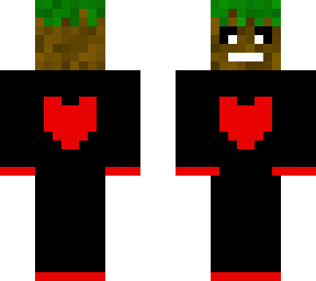 minecraft grass guy