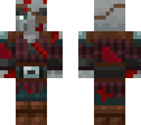 pillager with eye patch and injured