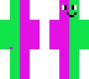 pink and green