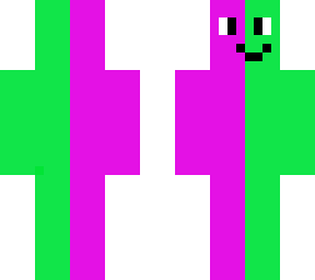 pink and green