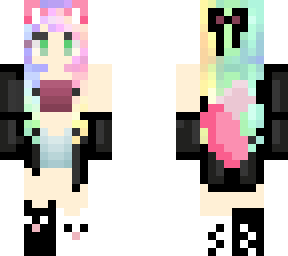 rainbow haired foxxo