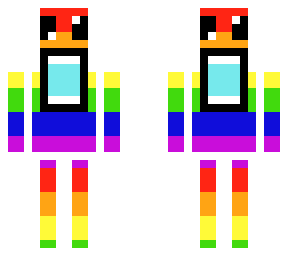 rainbow skin mirror