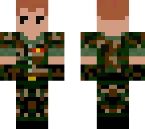 rookie lance corporal minecraft skin pt 2.