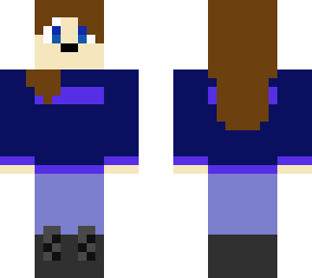 this is the actual first skin i made