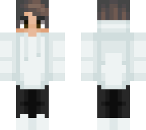 white hoodie