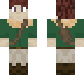 young medieval archer