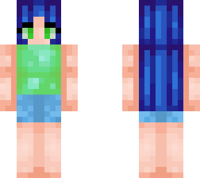 blue and green
