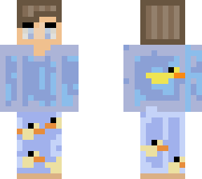 blue duck hood boy