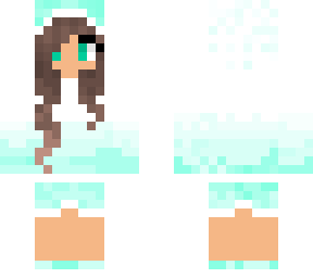 blue hoodie girl