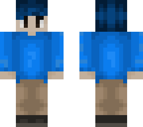 blue shirt boy