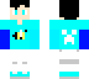 boy with blue shirt