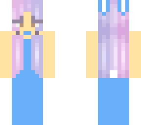 cute jumpsuit girl v4 blue bunny