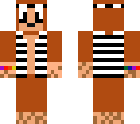 emo monkey (black and white stripes)