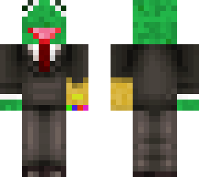 kermit the frog with a suit a thanos gauntlet