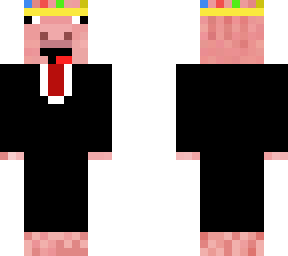 littlepigygamer but with crown