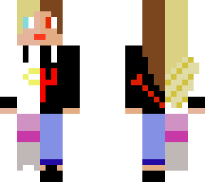 modern angel-devil girl